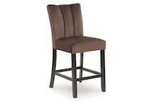 mocha casual counter height stools   