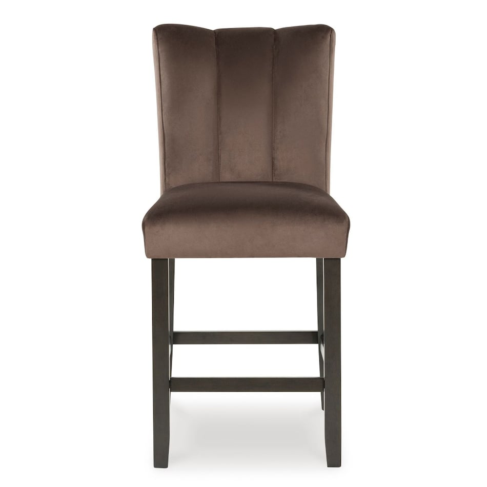 mocha casual counter height stools   