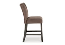 mocha casual counter height stools   