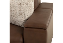 mohave & warm oak sectional w recliner llup  