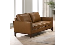 n leather loveseat   