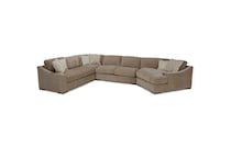 napa taupe sectional stationary jpc  