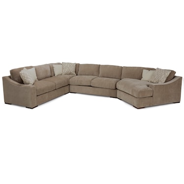 Blanc II 4-Pc. Sectional
