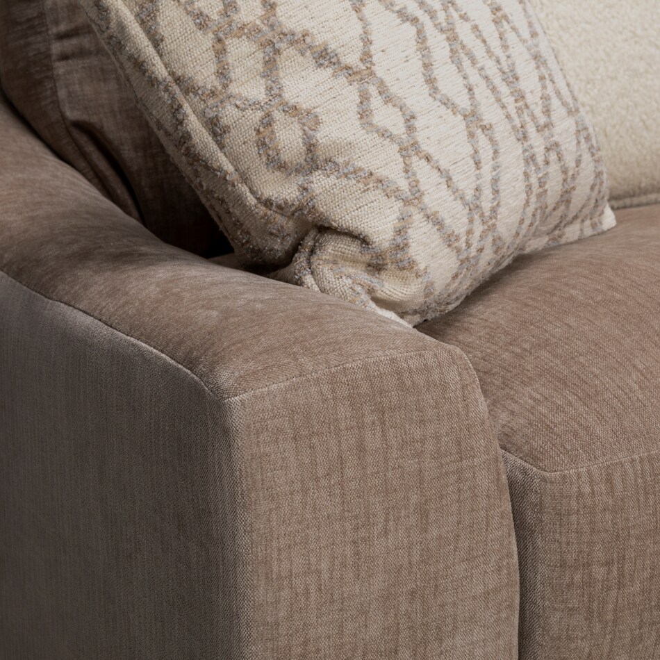 napa taupe sectional stationary jpc  