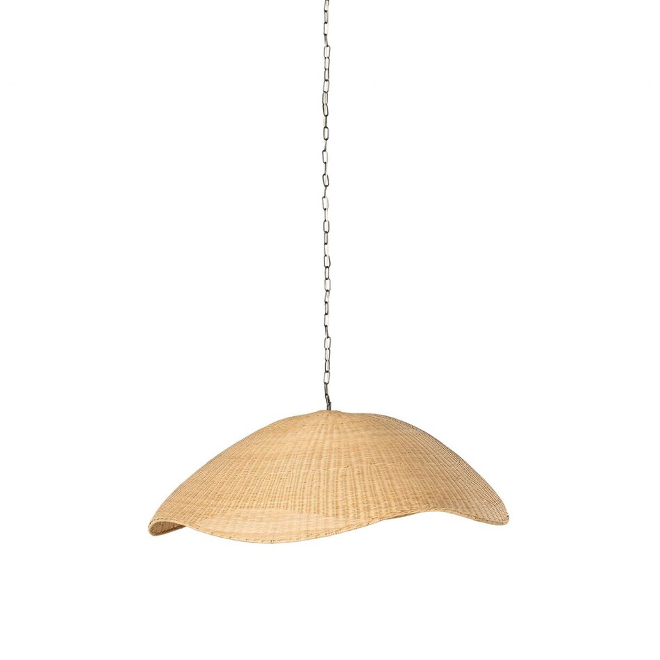 natural rattan gun metal august haven   