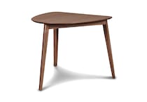 natural walnut casual counter height stools   