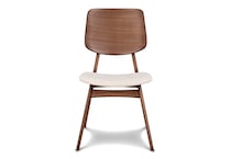 natural walnut casual counter height stools   