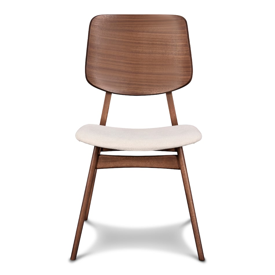 natural walnut casual counter height stools   