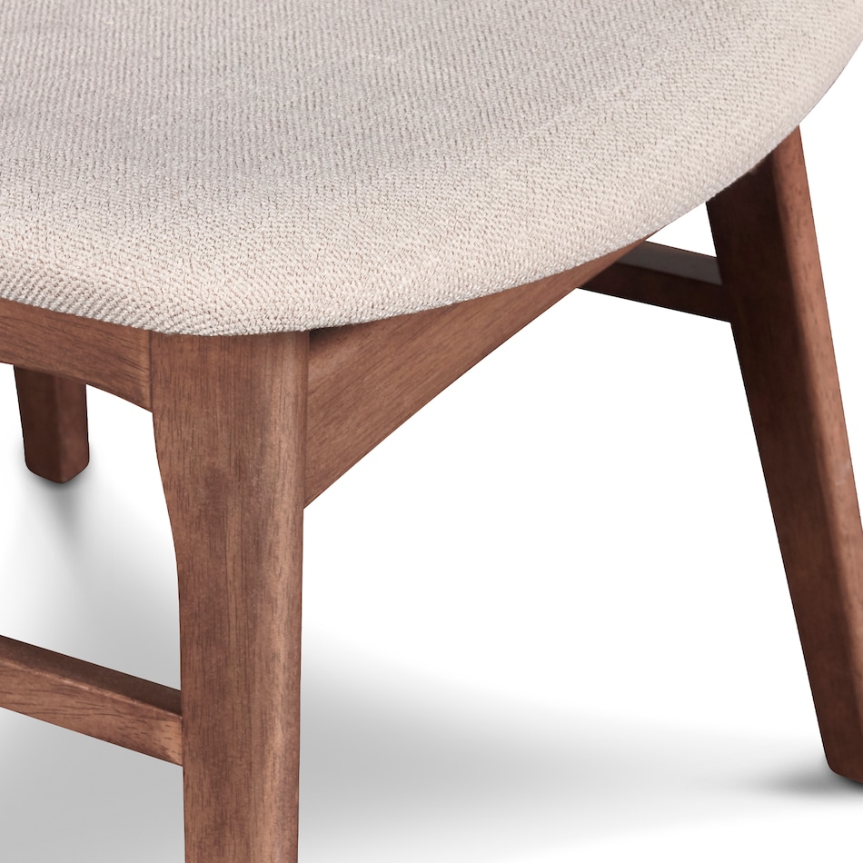 natural walnut casual counter height stools   