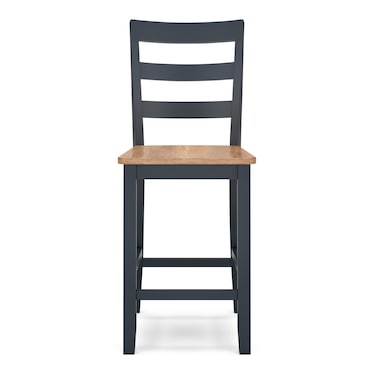 Kaiser Blue Counter Stool