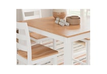 natural white bought for clearance dinettes   