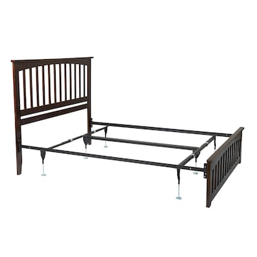 Bed Frame W/ Hook-On Rails