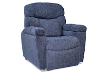 noah midnight wall recliner   