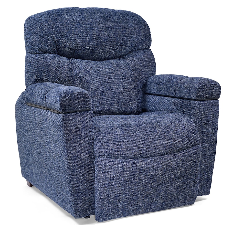 noah midnight wall recliner   