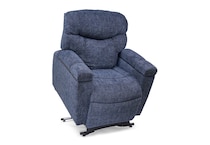 noah midnight wall recliner   