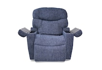 noah midnight wall recliner   