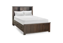 oak  deep grey finish solid wood bedroom wqn  