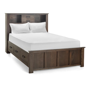 Kennan Bookcase Storage Bed
