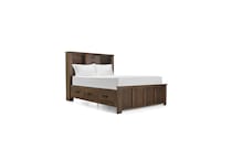 oak  deep grey finish solid wood bedroom wqn  