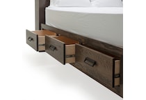 oak  deep grey finish solid wood bedroom wqn  
