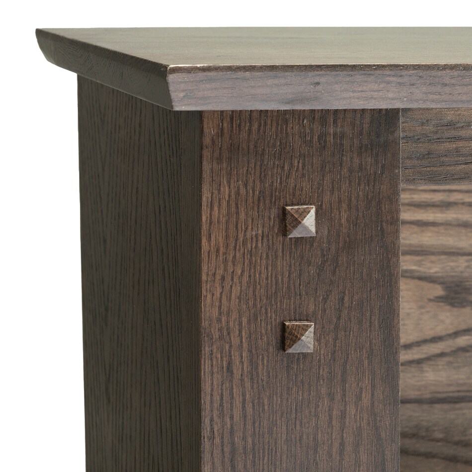 oak  deep grey finish solid wood bedroom wqn  