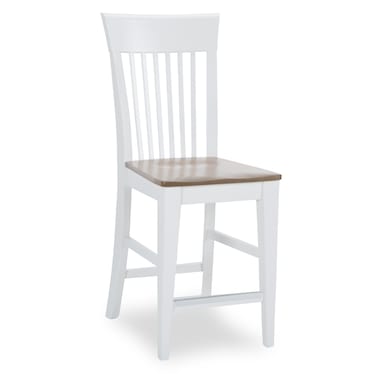 Gourmet Vertical Slat Counter Stool