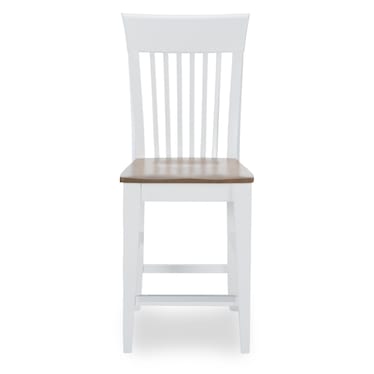 Gourmet Vertical Slat Counter Stool