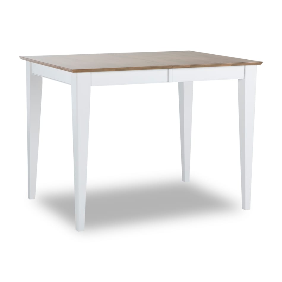 oak washed dove white solid wood dining   