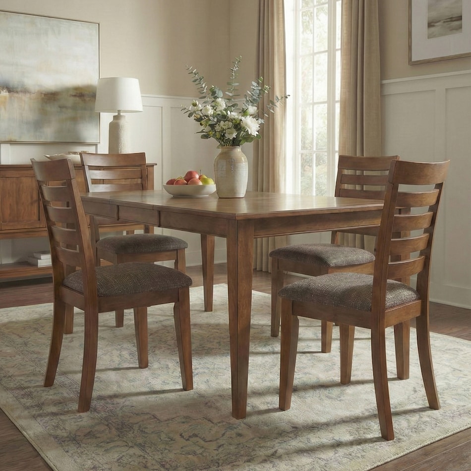 oak washed solid wood dining cp  