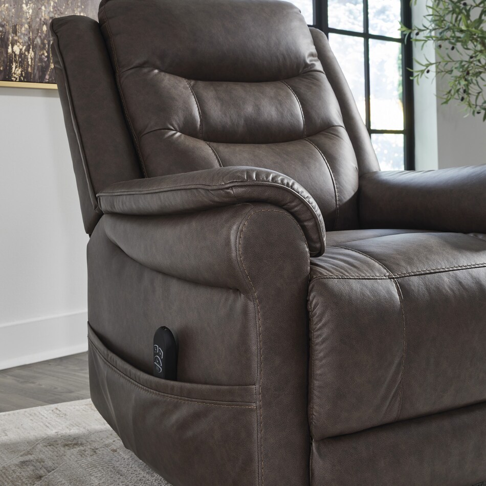 oatman umber wall recliner   