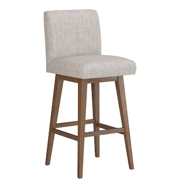Elevation Upholstered Brown Swivel Stool
