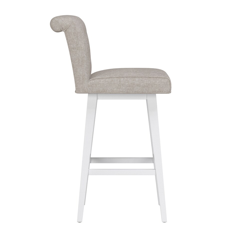 oatmeal   white casual counter height stools h  