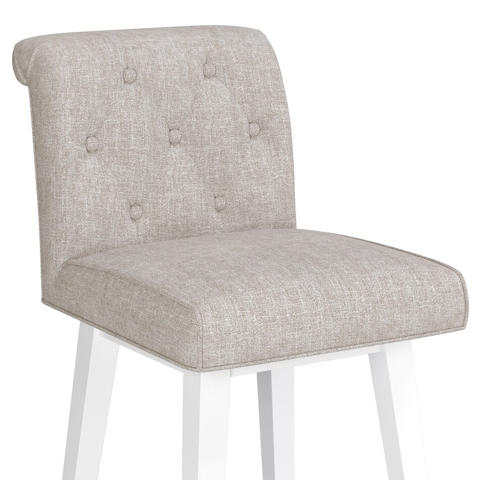 oatmeal   white casual counter height stools h  