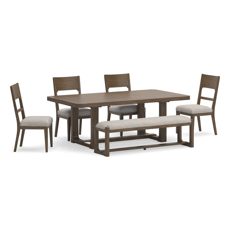 oatmeal light brown country formal dining room adp  