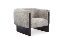 oatmeal stationary chair   