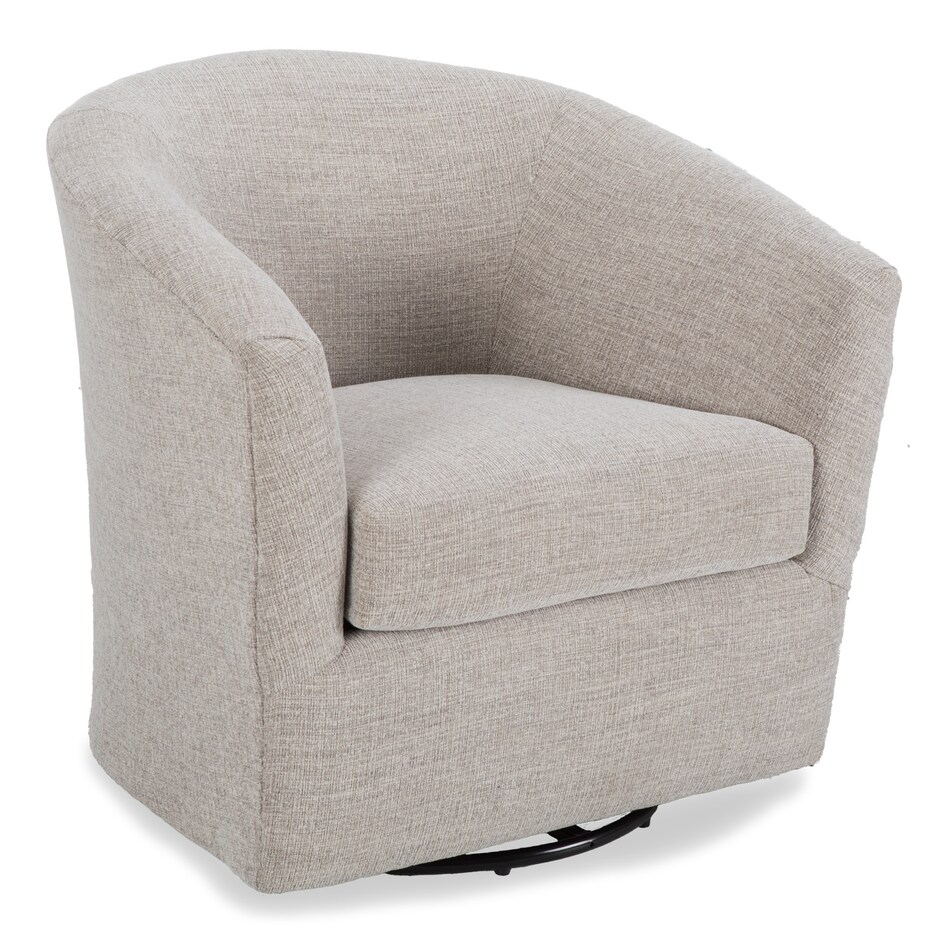 oatmeal swivel rocker chair   