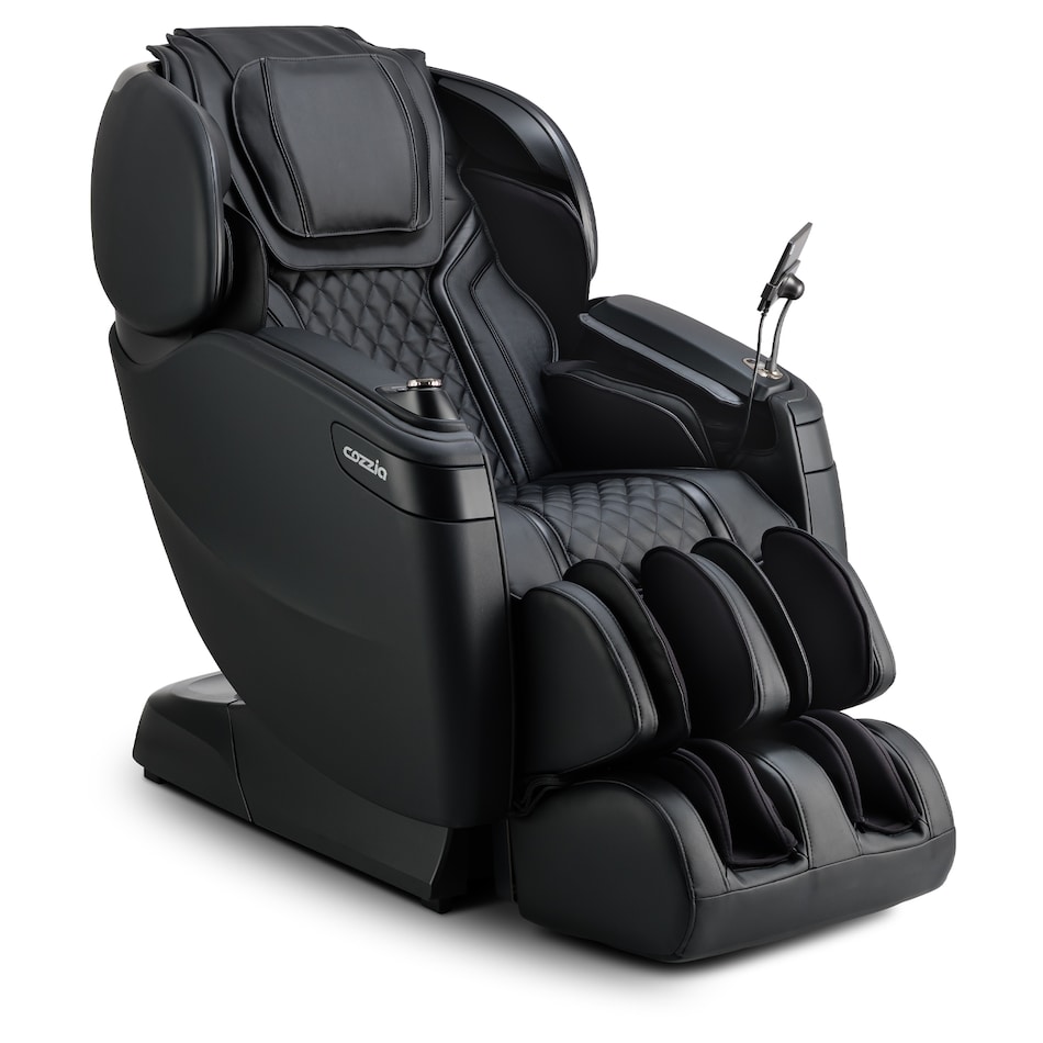onyx black massage rocker recliner cczm  