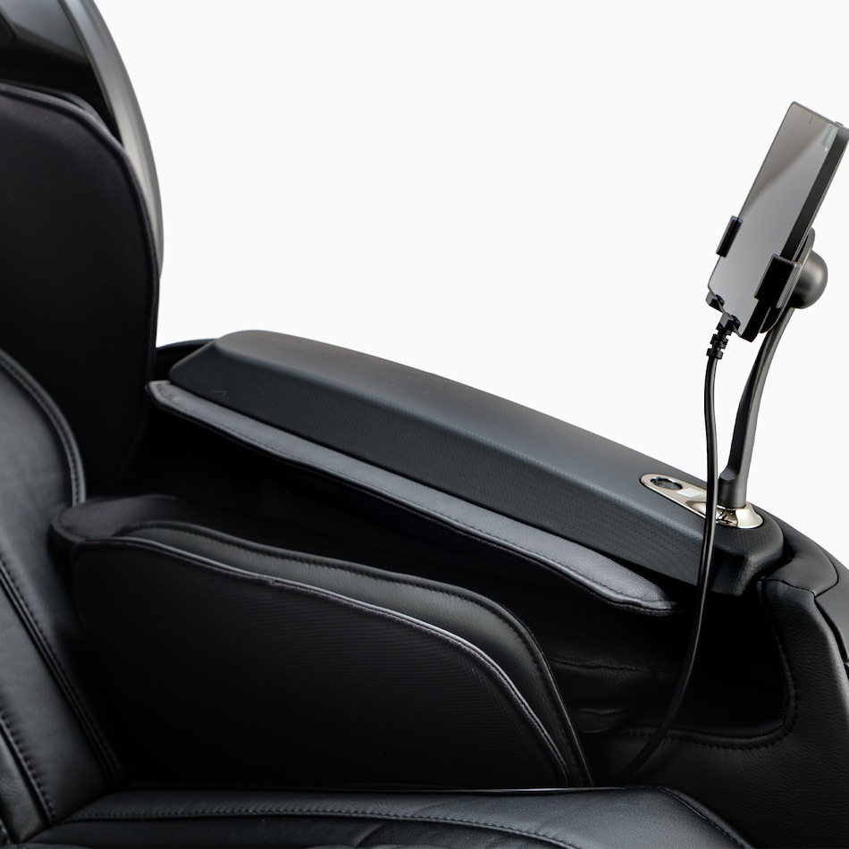 onyx black massage rocker recliner cczm  