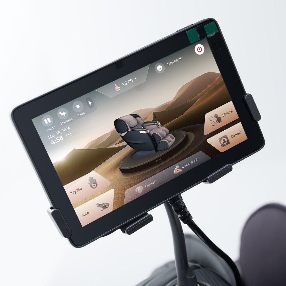 onyx black massage rocker recliner cczm  