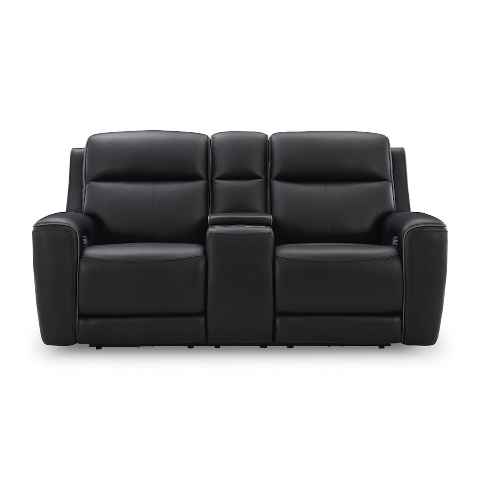 onyx leathermatch sofa   