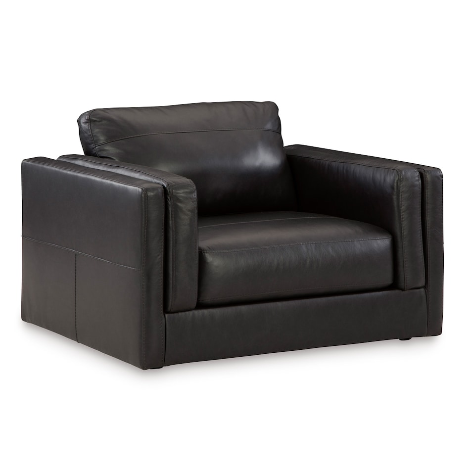 onyx leathermatch sofa   