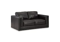 onyx leathermatch sofa   