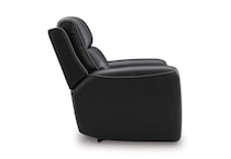 onyx leathermatch sofa   