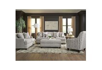 p beige fabric loveseat   