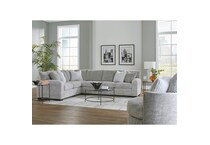 p gray sectional package ppc  