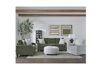 p green fabric chair   