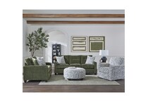 p green fabric sofa   