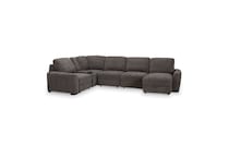 paris brown casual transitional recl sofa mpc  