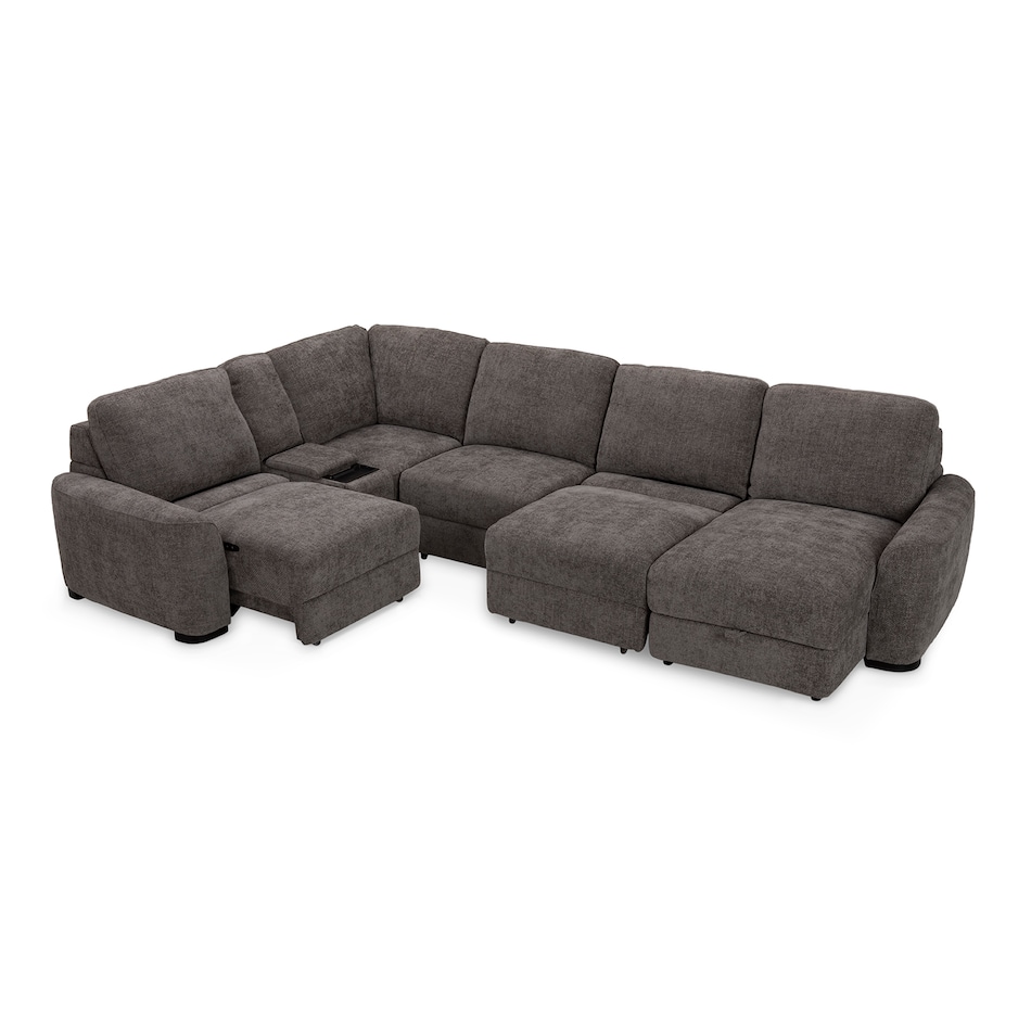 paris brown casual transitional recl sofa mpc  