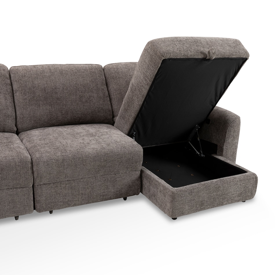 paris brown casual transitional recl sofa mpc  